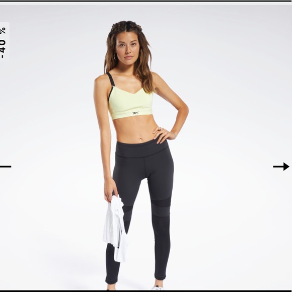 Reebok Hero Med-Impact Strappy Sports Bra Size XS - Picture 7 of 15